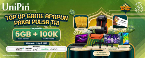 Kejutan Berkah Ramadan dari UniPin dan Tri!